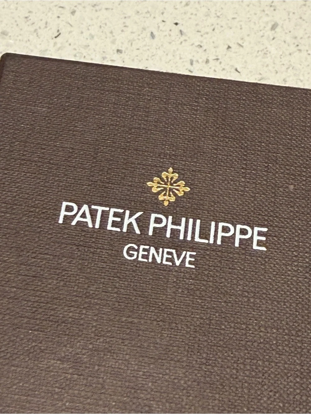 Patek Philippe Men's Geometric Tie in Brown and Navy